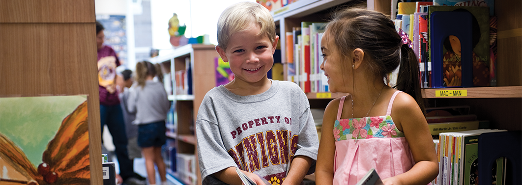 Children in the library children in library