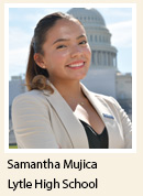 ussyp-samantha-mujica.jpg Photo of Samantha Mujica, 2024 US Senate Youth Delegate from Lytle High School